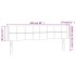 Cabecero con LED de terciopelo rosa 203x16x78/88