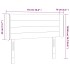 Cabecero con LED de terciopelo rosa 103x16x78/88