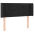 Cabecero con LED de terciopelo negro 103x16x78/88