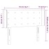 Cabecero con LED de terciopelo rosa 103x16x78/88