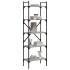 Librería de 5 estantes madera gris Sonoma 56x31,5x174
