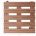 Soportes con ruedas para plantas 4 uds marrón WPC 30x30x7,5