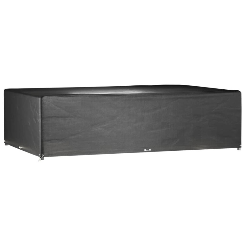 Fundas muebles jardín 2 uds 16 ojales rectangular 325x205x90