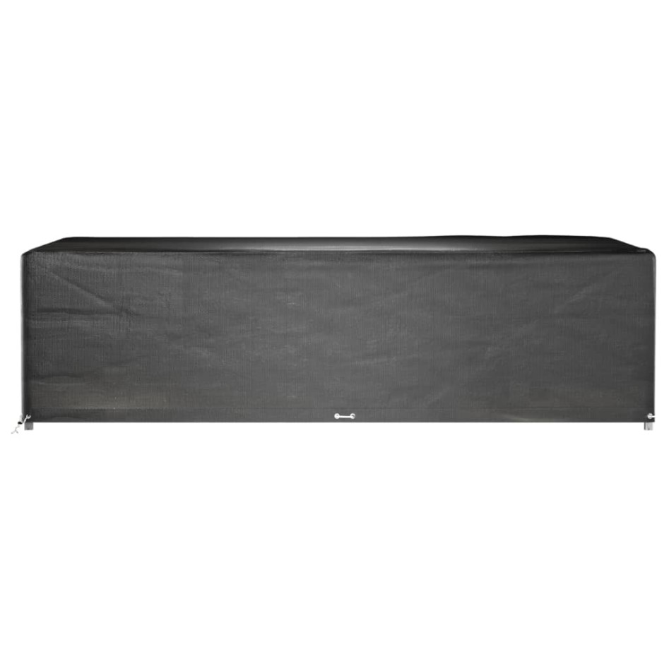 Fundas muebles jardín 2 uds 16 ojales rectangular 325x205x90