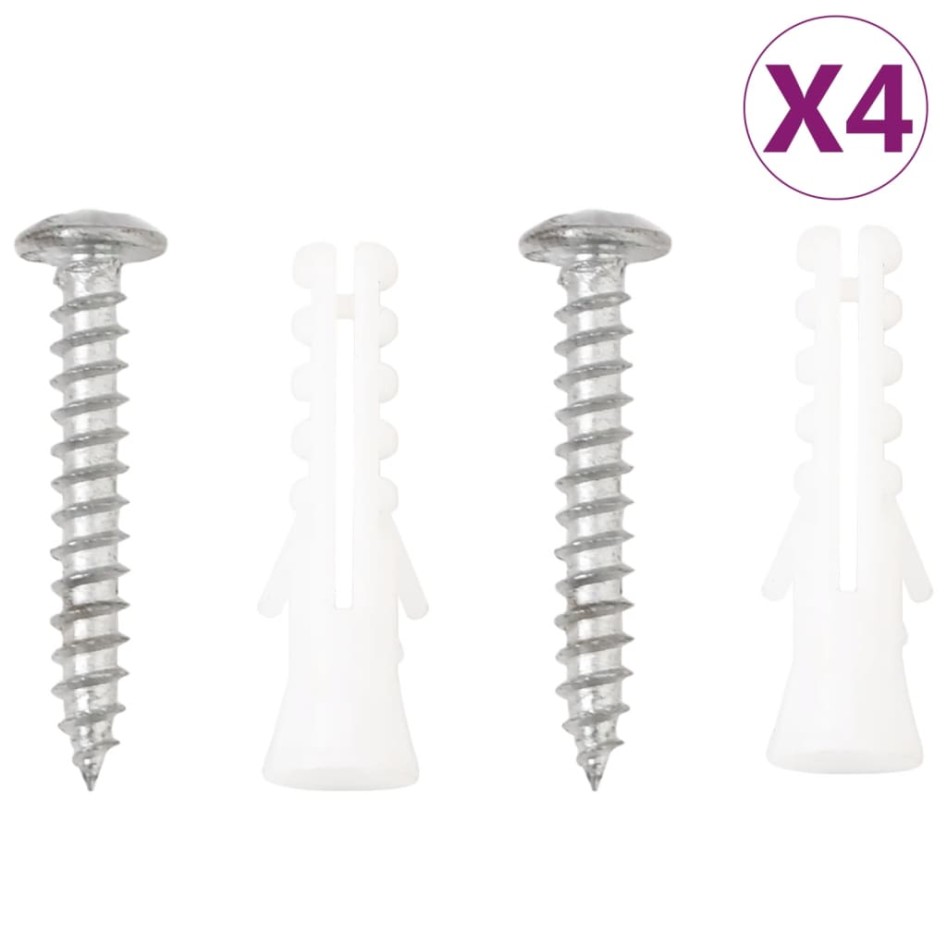 Soportes para cestas colgantes con maceteros 4 uds acero