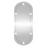Espejo de pared ovalado con luces LED vidrio 40x90