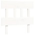 Estructura de cama sin colchón madera de pino blanca 90x200