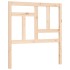 Estructura de cama con cabecero madera maciza 90x200