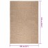 Alfombra ZIZUR apariencia de yute interior y exterior 160x230