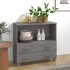 Aparador HAMAR madera maciza de pino gris claro 85x35x80