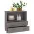 Aparador HAMAR madera maciza de pino gris claro 85x35x80