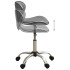 323678  Salon Spa Stool Grey Faux