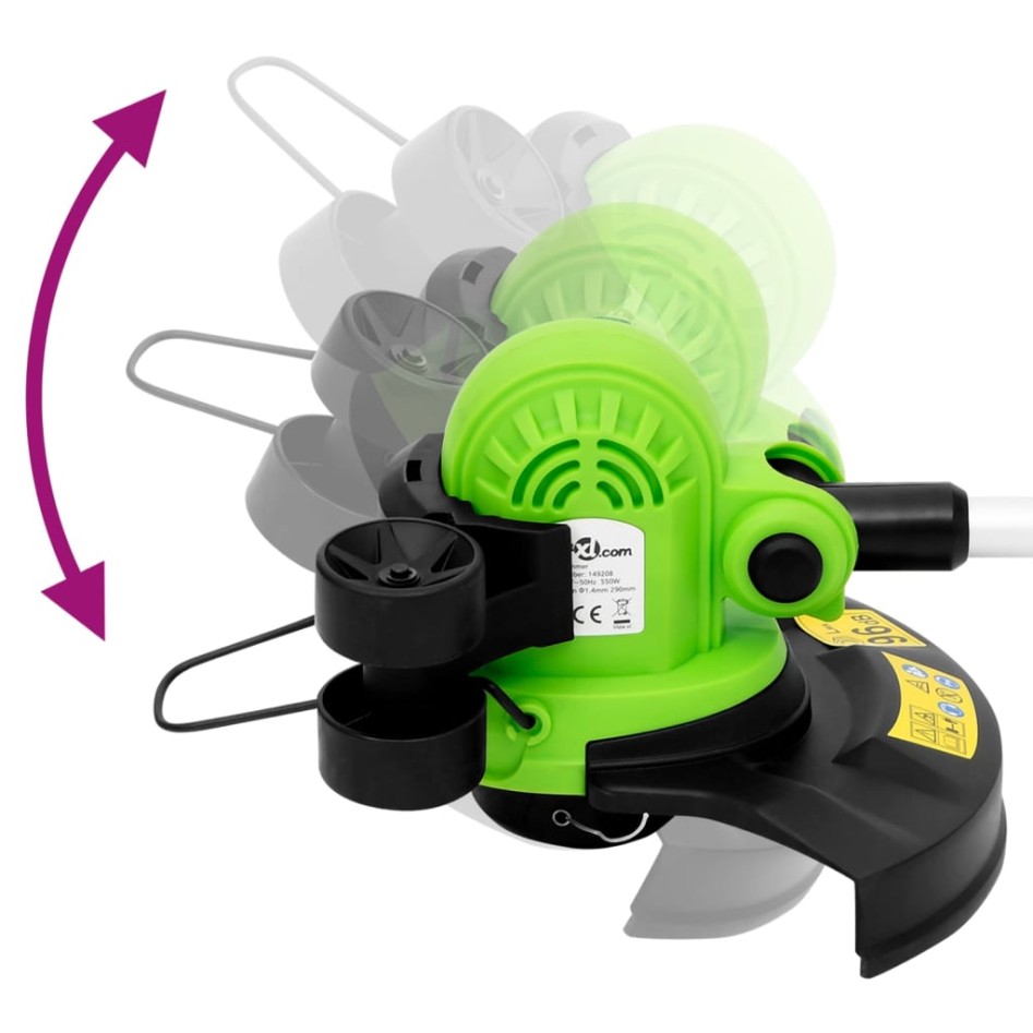 Cortacésped telescópico eléctrico 29 cm 550