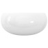 Lavabo redondo de cerámica 40x15 cm
