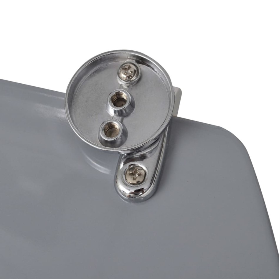 Asientos de inodoro con tapas 2 uds MDF