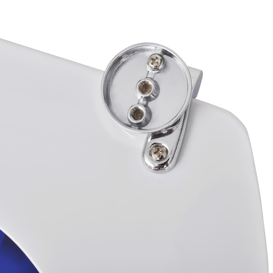 Asientos de inodoro con tapas 2 uds MDF