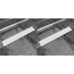 Desagüe ducha lineal 2 pzs burbuja 730x140 mm acero inoxidable
