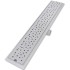 Desagüe ducha lineal 2 pzs burbuja 730x140 mm acero