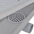 Desagüe ducha lineal 2 pzs burbuja 730x140 mm acero