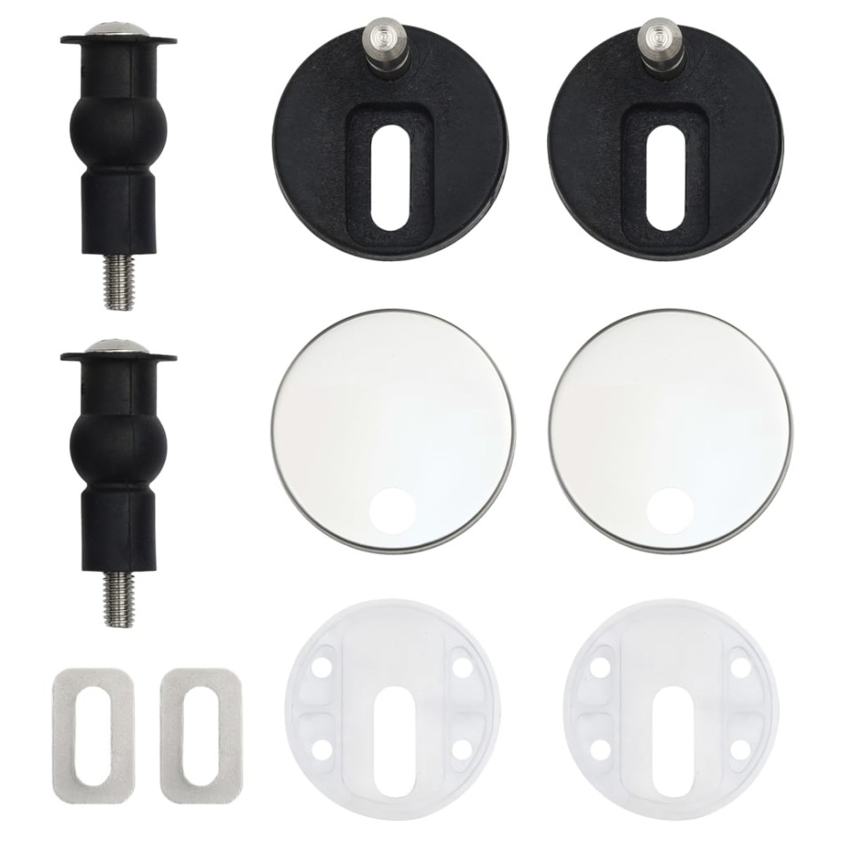 Asiento WC tapa cierre suave 2 uds MDF azul diseño gota de