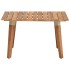 Mesa de centro de jardín madera maciza de acacia 60x60x36