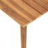 Mesa de centro de jardín madera maciza de acacia 60x60x36