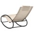 Tumbona con almohada acero y textilene