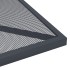 Mesa de jardín de malla de acero gris antracita 50x50x72