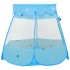 Tienda de juegos para niños con 250 bolas azul 102x102x82