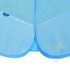 Tienda de juegos para niños con 250 bolas azul 102x102x82