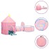 Tienda de juegos para niños con 250 bolas rosa 301x120x128