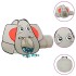 Tienda de juegos diseño de elefante 250 bolas gris