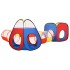 Tienda de juego de niños con 250 bolas multicolor 190x264x90