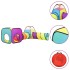 Tienda de juego de niños con 250 bolas multicolor 190x264x90
