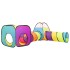 Tienda de juego de niños con 250 bolas multicolor 190x264x90