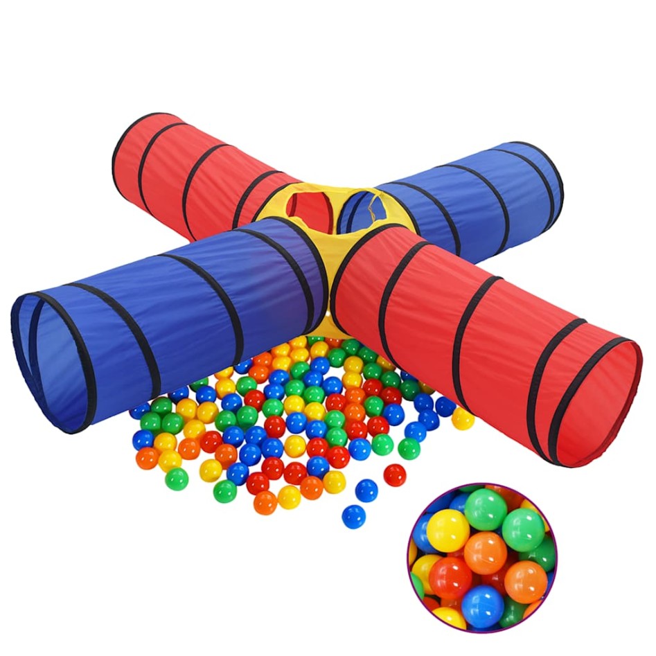 Túnel de juegos para niños con 250 bolas