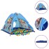 Tienda de juegos para niños con 250 bolas azul 120x120x90