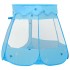 Tienda de juegos para niños con 250 bolas azul 102x102x82