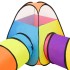 Tienda de juego de niños con 250 bolas multicolor 190x264x90