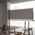 Toldo lateral retráctil para patio 100x300 cm