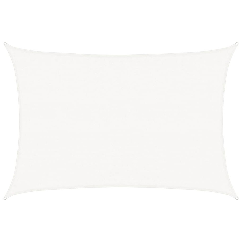Toldo de vela blanco HDPE 160 g/m² 3,5x4,5