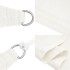 Toldo de vela blanco HDPE 160 g/m² 3,5x4,5