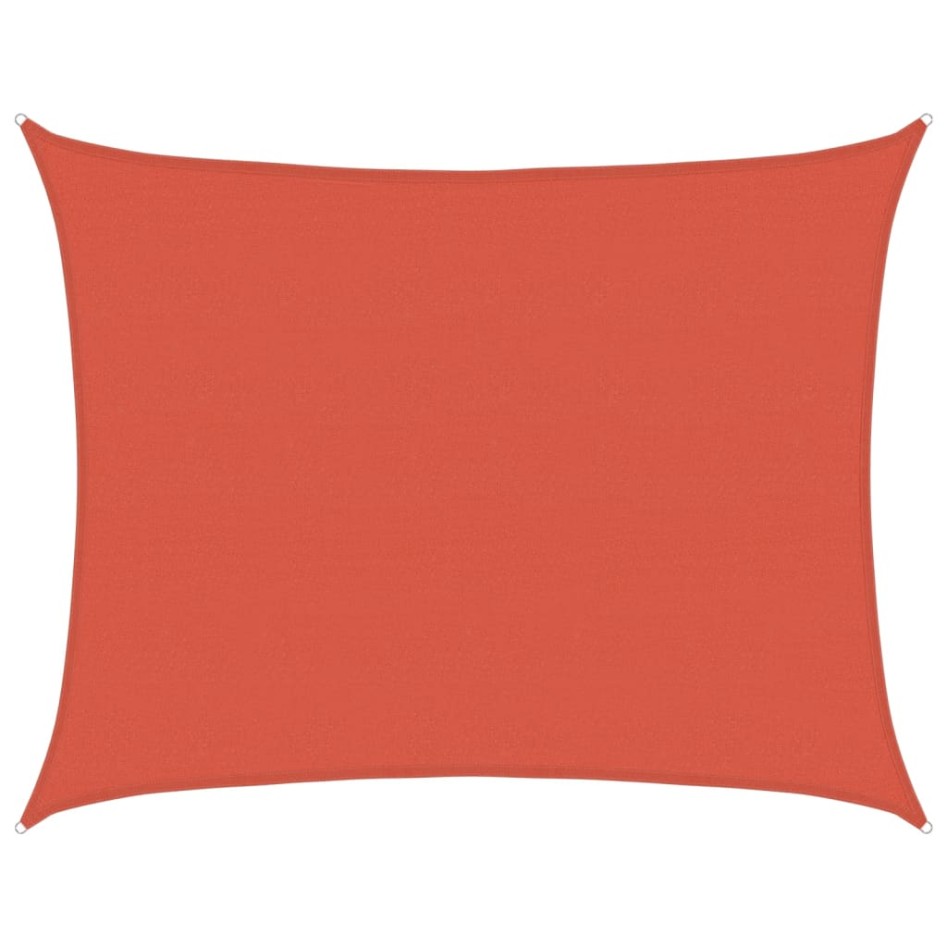 Toldo de vela HDPE terracota 160 g/m² 6x7