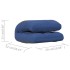 Silla de suelo plegable de tela