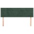 Cabeceros 2 unidades terciopelo verde oscuro 72x5x78/88