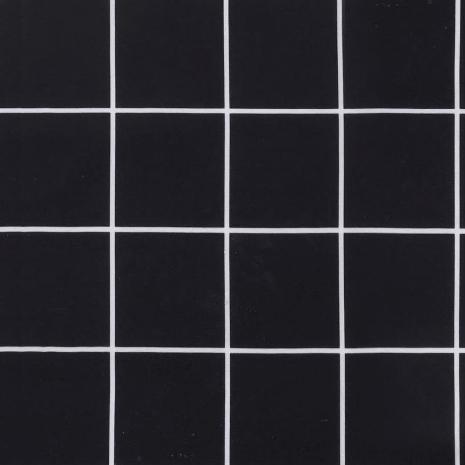 Cojines para sillas de respaldo alto 4 uds tela negra a