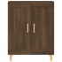 Aparador madera contrachapada marrón roble 69,5x34x90