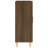 Aparador madera contrachapada marrón roble 69,5x34x90