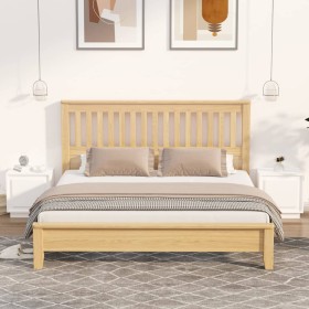 Mesitas de noche 2 uds madera contrachapada blanco 44x35x45