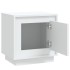 Mesitas de noche 2 uds madera contrachapada blanco 44x35x45